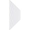 Ekena Millwork Set of Four Panels for 94 1/2"W x 32 1/4"H Checkerboard Fretwork Wainscot Wall Paneling WPKP16X01X47CBD - alternate 5